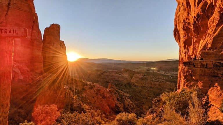 Cathedral Rock Hike at Sunset in Sedona, AZ