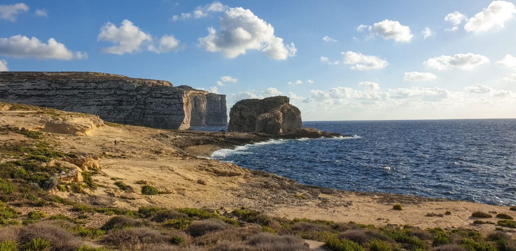 Fungus Rock, Gozo Island, Malta